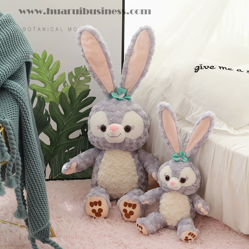 rose velvet rabbit plush toy,stuffed doll,gift,present,promotional items,premium