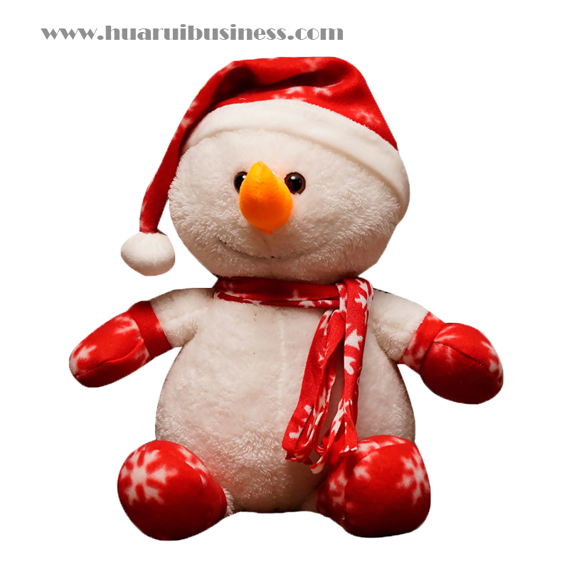 christmas elk,snowman plush toy,stuffed doll for christmas decoration