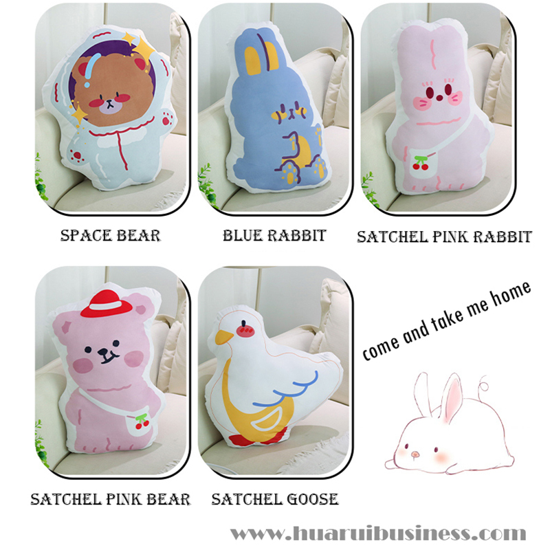 cartoon white pillow/cushion