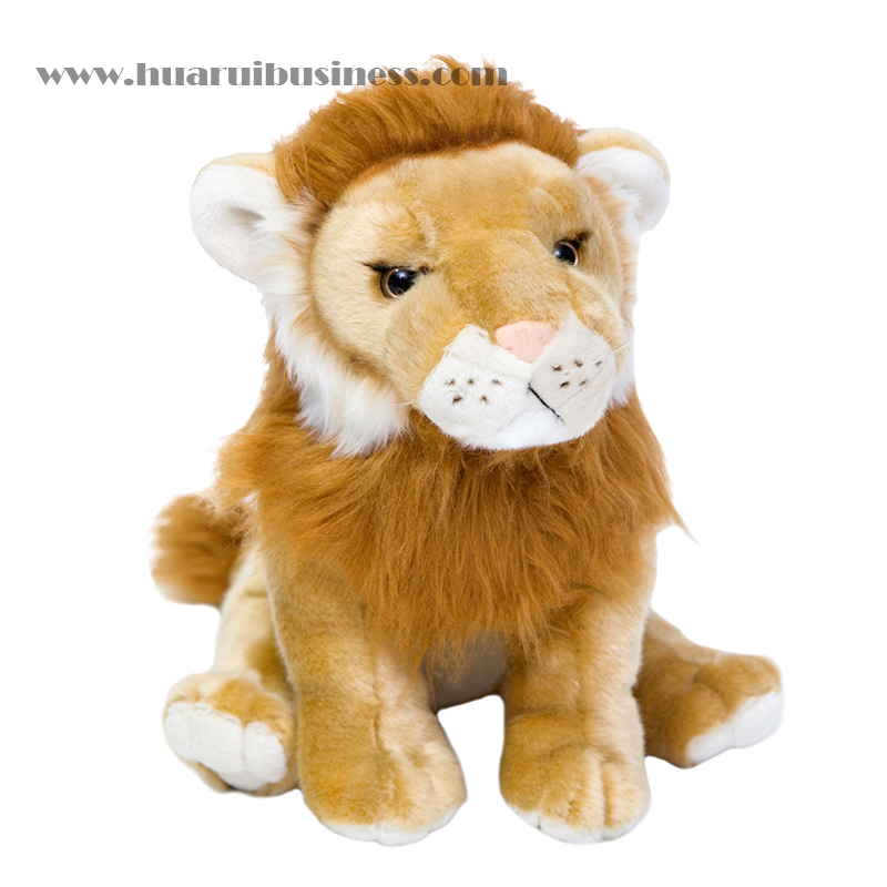 Plush fur lion toy/animal doll/stuffed toy