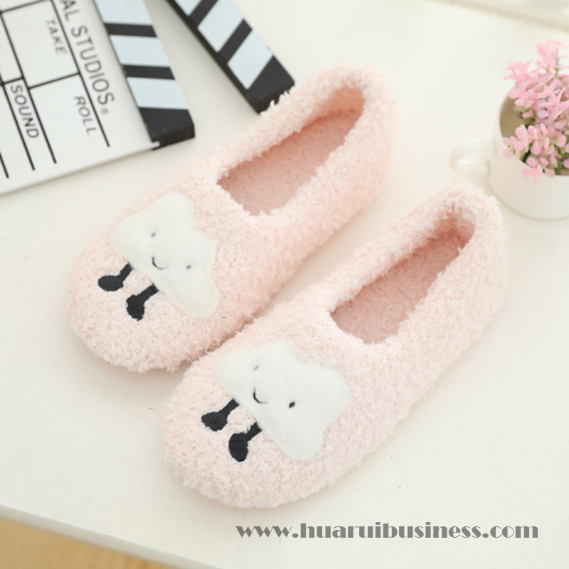 microfiber home slipper,indoor slipper,pantofle,pontoufle,with applique embroidery