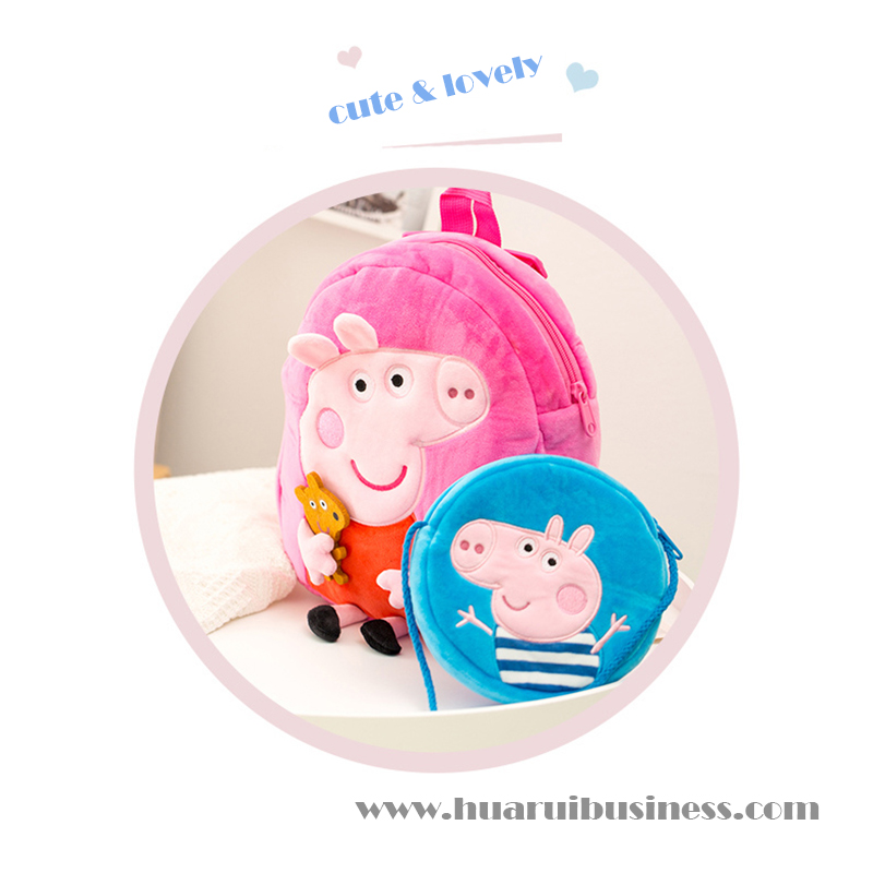 Page plush purse,wallet and backpack