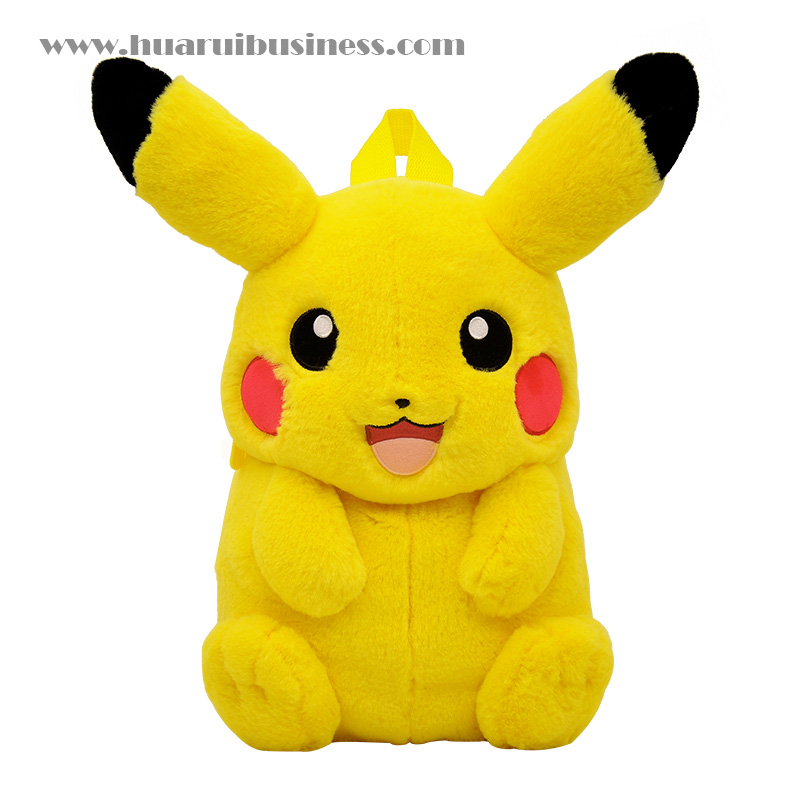 Pikachu plush backpack